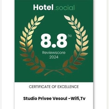 Studio Privee Vesoul -Wifi,Tv,Clim,Parking Gratuit Buitenkant foto